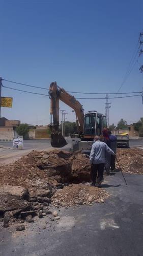 نهضت رفع شکستگی شبکه توزیع آب اندیمشک ادامه دارد