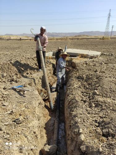 آبرسانی به ۲۰۰ خانوار ساکن در ۴ روستا زیدون بهبهان با اصلاح ۱۰۰۰ متر خط انتقال