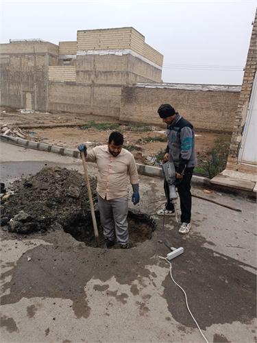 پوشش ایمنی و زیباسازی منهول‌های فاضلاب در سوسنگرد کلید خورد