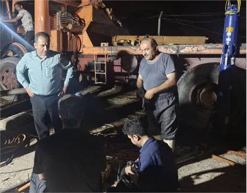 با هدف پایداری شبکه توزیع آب: تعویض 2 پمپ تاسیسات آبرسانی رامهرمز