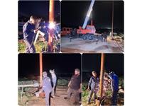 با نصب الکتروموتور شناور انجام شد؛ رفع قطعی آب ۹۰۰ خانوار بخش تشان