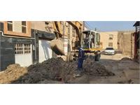 رفع شکستگی خط لوله شبکه توزیع آب آبادان