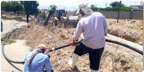 شبکه آبرسانی تشان بهبهان اصلاح شد/ بهبود کمی و کیفی آب شرب 70 خانوار