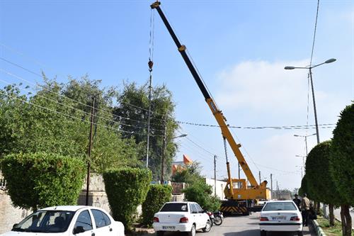 بهسازی چاه تامین آب شهر منتظران توسط آبفا منطقه دزفول