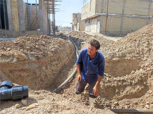 توسعه شبکه آبرسانی کوی زیتون شوش