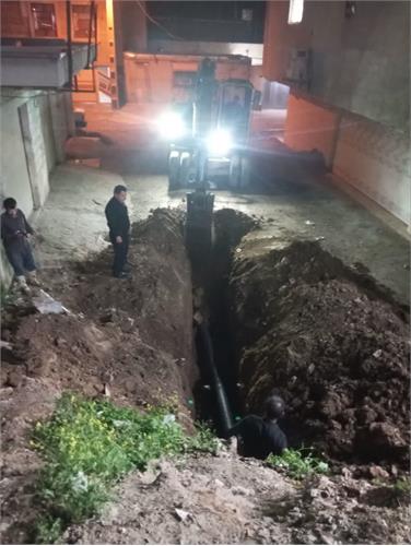 اصلاح شبکه فاضلاب محله ریل‌ وی مسجدسلیمان