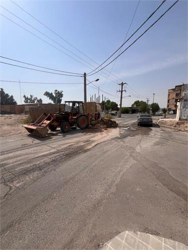 رفع نشتی خط اصلی انتقال آب در خرمشهر بدون اختلال در آبرسانی