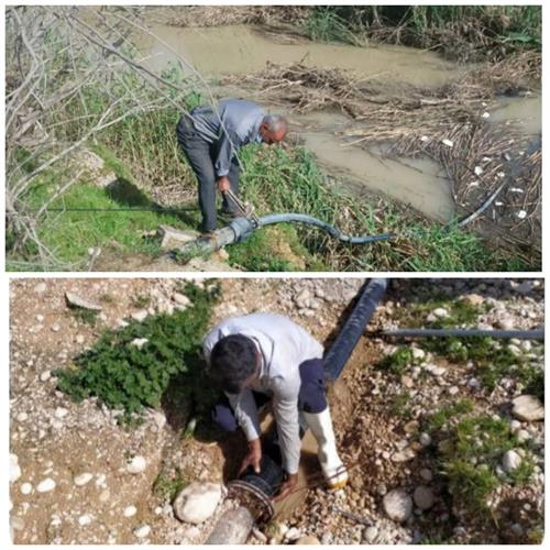 رفع شکستگی خطوط انتقال آب روستایی بهبهان