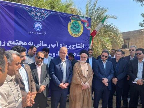 با حضور مسئولان استانی و محلی عنوان شد؛ طرح ضربتی آبرسانی به 3 روستای گتوند بهره برداری شد
