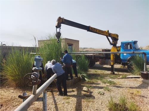 پایداری شبکه آبرسانی 30 خانوار روستای پابیل کنی بهبهان با تعویض الکتروپمپ تاسیسات