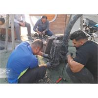 افزایش ظرفیت پمپاژ فاضلاب آبادان با نصب پمپ جدید