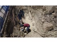 رفع شکستگی خط لوله انتقال آب در بندر امام خمینی (ره)