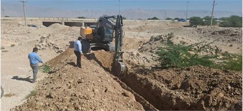 اصلاح 3 کیلومتر خط انتقال آبرسانی روستایی بهبهان