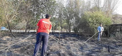 مشکل آتش سوزی کابل های برق به علت گرما و فشار زیاد در چاه های کف علی برطرف شد