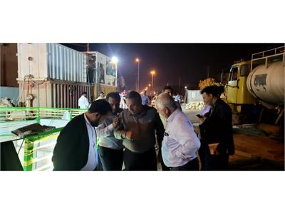 بازدید رییس کمیسیون عمران از پروژه‌های آب و فاضلاب خوزستان