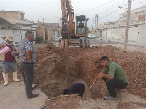 پایداری آب کوی شهید آباد بهبهان