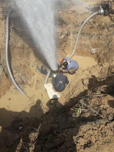 جلوگیری از هدررفت 30 مترمکعب آب آشامیدنی در اهواز