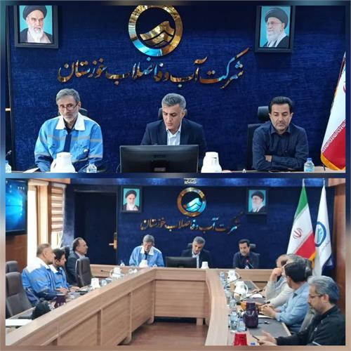 با حضور مدیر کل دفتر مدیریت بحران و پدافند غیرعامل آبفا کشور؛ تقدیر از مدیرعامل و پرسنل صنعت آبفا خوزستان جهت پایداری خدمات در جنگ تحمیلی رمضان