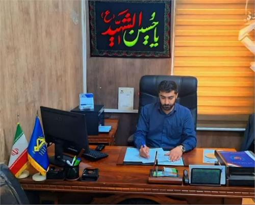 فرمانده پایگاه مقاومت بسیج آبفا خوزستان ایام دهه مبارکه فجر را تبریک گفت