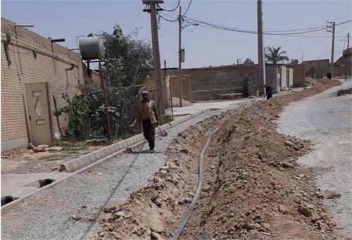 اصلاح  شبکه آبرسانی روستای پیردالو شوشتر