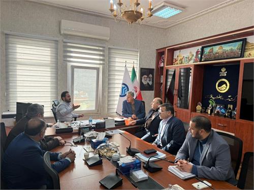 دیدار مشاور امور ایثارگران شرکت مهندسی آب و فاضلاب کشور با مدیر عامل شرکت آب و فاضلاب خوزستان