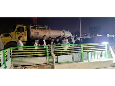 بازدید رییس کمیسیون عمران از پروژه‌های آب و فاضلاب خوزستان