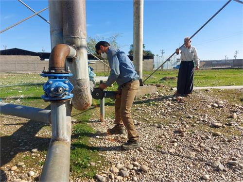 پمپ جدید تاسیسات روستای شیرین‌آب بخش سردشت دزفول وارد مدار بهره‌برداری قرار گرفت