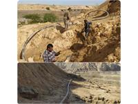 رفع افت فشار آب 300 خانوار روستایی بهبهان با اصلاح خط انتقال