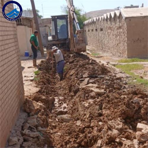 تعویض خط انتقال آب بازار چشمه علی مسجدسلیمان