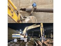 احیای خط اصلی آبرسانی ایذه در عملیاتی ۱۸ ساعته پس از سیلاب در شرایط جوی نامناسب