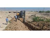 اصلاح 3 کیلومتر خط انتقال آبرسانی روستایی بهبهان