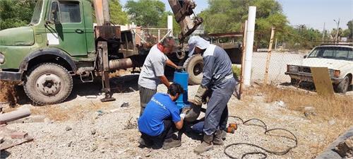 تلاش جهادی در گرمای سوزان خوزستان؛ بازگشت مجدد 2 تلمبه خانه کلیدی فاضلاب بندرماهشهر به مدار بهره برداری
