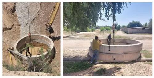 چاه جدید تاسیسات آبرسانی شوشتر حلقه گذاری شد
