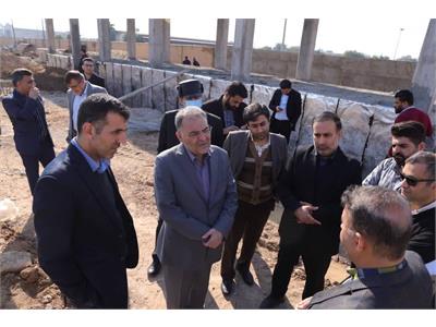 بازدید مدیر حراست شرکت مهندسی آبفا کشور از روند اجرایی پروژه فاضلاب اهواز