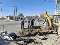 تلاش مستمر برای رفع افت فشار آب در شبکه آبرسانی اروندکنار