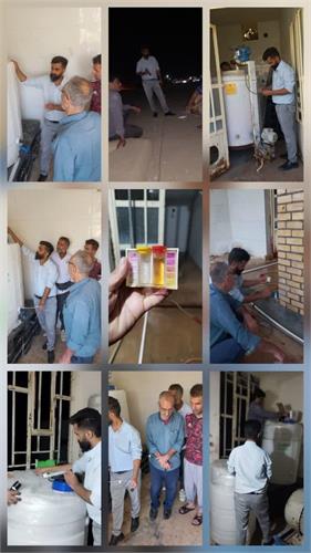 نصب و راه‌اندازی دستگاه‌های کلرزن جدید در تأسیسات آبرسانی شهرستان باغملک