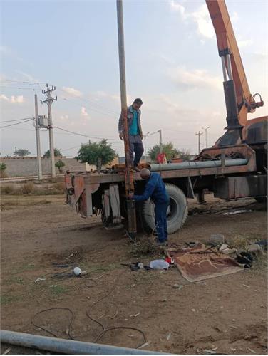 با تعویض پمپ ، روستای ترویح شوش مجددا آبدار شد