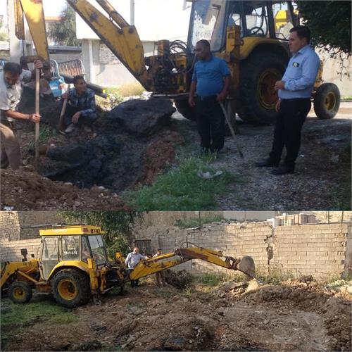ارتقا بهداشت عمومی 5 هزار خانوار/ بهسازی شبکه فاضلاب در کلگه مسجدسلیمان  انجام شد