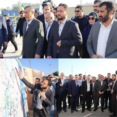 بازدید معاون اجرایی رئیس جمهور از پروژه جامع فاضلاب اهواز