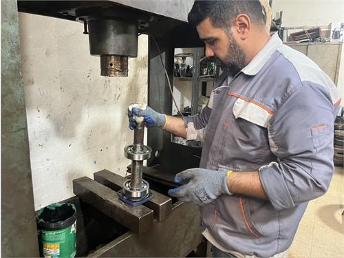 آماده سازی تاسیسات آبرسانی برای ایام پیک مصرف آب در شهرستان امیدیه
