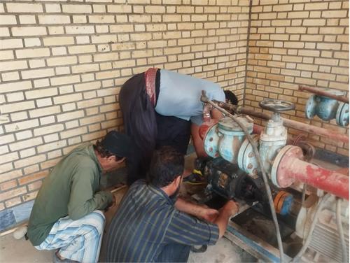 بازگشت الکتروپمپ روستای آهنگری گتوند به مدار؛ مشکل افت فشار آب برطرف شد