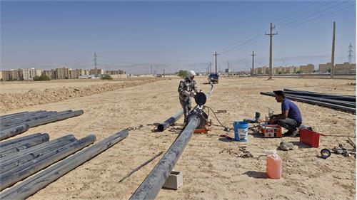 با هدف توزیع آب انجام شد: اجرای ۲۱۰۰ متر خطوط شبکه آبرسانی در بهبهان