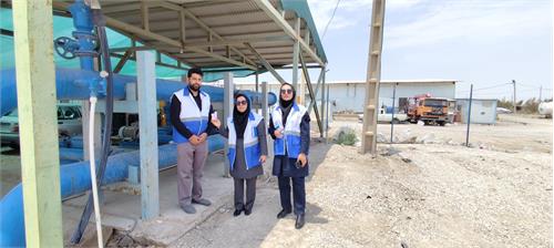 پایش مستمر کیفیت آب شرب در مرز شلمچه؛ کارشناسان آبفا خوزستان در آماده‌باش کامل خدمت‌رسانی به زائران اربعین حسینی(ع)